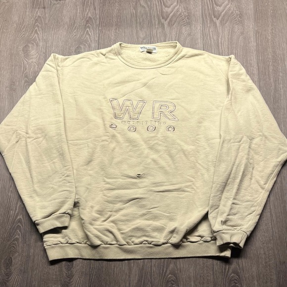 Vintage Wind River 1990s Brown Sweatshirt XXL Heavy Weight Sweater Nature - Picture 1 of 10